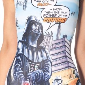 Blackmilk Star Wars Darth Vader Swimsuit Size S